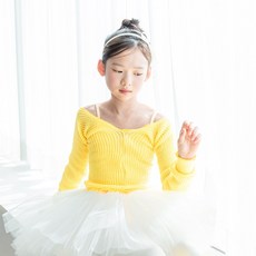 ATB-3201-옐로우 발레 티워머 발레티셔츠 털티 아떼르발레