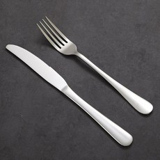 프리미엄 감바스용 콘치즈용 생선구이 팬 업소용 타원 무쇠 주물팬, 111 칼+포크, 1개, 1cm