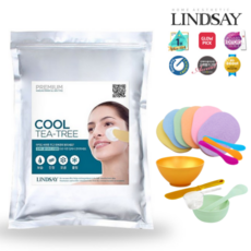 린제이 모델링팩 쿨 티트리 마스크 팩 1kg+팩도구 풀세트, 1개, 1개입