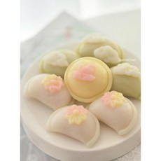 바람떡 고명틀 일체형 떡도구 떡도장 절편만들기 복주머니, 1개, 6. 네잎클로버2