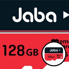 JABA 128GB MicroSDXC 마이크로SD 메모리카드 128GB TLC 저장장치 Class 10 고속 데이터 저장 USB 호환 모바일 저장 dda+274NY