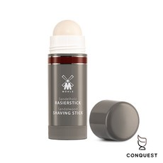 【CONQUEST】德國 MUHLE 刮鬍皂棒 鬍皂條 刮鬍泡 攜帶式輕巧方便 柑橘/檀香/雪松葡萄柚, 1個, 檀香(紅色), 37g