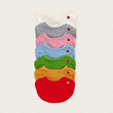 오뜨베베KC 레인보우빕(턱받이)<br><크림/메란지/레드/핑크/그린/머스타드/블루><br>*ONESIZE*