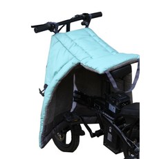 전기자전거 패딩 바람막이 방한 손잡이 덮개 방풍커버 스쿠터 자전거, 트레드, 1개, 드라이버 블랙 심플 핸들커버 없음