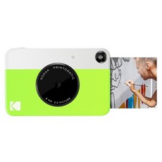 KODAK 프린토매틱 디지털 즉석 인쇄 카메라 - 징크 페이퍼 2x3\" 점착 인화지파란색에 풀 컬러 추억을 234651, Camera, Green