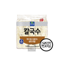 면사랑 칼국수(230g) 8봉생면 칼국수면 닭칼국수 냉동식품 가정간편식 캠핑요리 식자재유통, 5개, 1150g