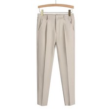 豹開之家 男士毛呢西裝褲 秋冬寬鬆直筒加厚休閒長褲 A512