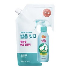 온)코튼풋 발을씻자 코튼풋샴푸 자몽향 500ml리필, 1개, 500ml, 1