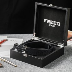 FREED HOMME 時尚商務頭層牛皮耐磨自動皮帶