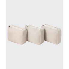 무신사스탠다드 HOME 지퍼 압축 파우치 침구보관팩 [베이지], FREE