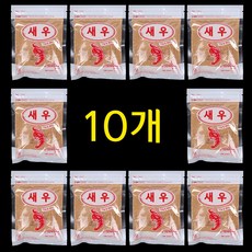 [낚시야놀자] 일성 새우가루 (배합용) 집어제 유인제 떡밥 낚시 떡밥/집어제, 100g, 10개