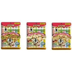 Pet Village 魔法村 鼠兔用蔬果風味磨齒棒, 天然蔬菜穀物製成, 豐富纖維質, 多種造型幫助磨牙, 3包