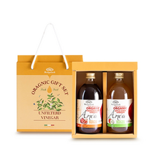 유기농 언필터 비네거 2호 선물세트/애플, 2개