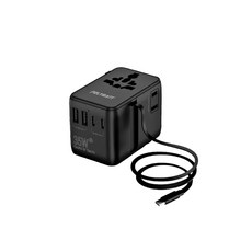 POLYBATT 35W GaN氮化鎵 旅行萬國轉接頭 伸縮充電線, 1個