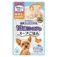 DoggyMan 犬用餐包, 1個, 13歲以上牛奶燉蔬菜, 80g
