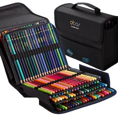 전문가용 200색 색연필 세트 수채화 미술 드로잉 채색, 10. 유성 200색 + 연필깎이 2개