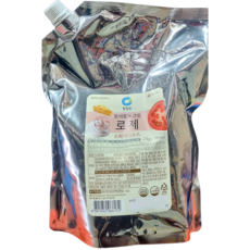 스파게티소스 (대상 로제 파우치 2K) 파우치 고소한맛 로제 파스타용 파스타소스용 크림파스타용, 1개, 2kg