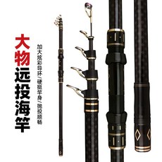 【釣友俱樂部】碳素海竿 2.1-4.5米 遠投竿 拋竿 交叉碳布加固 大釣重 漁具, 碳素交叉布海竿,2.1
