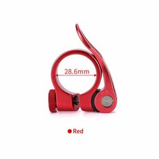 OUO 퀵 릴리스 시트 포스트 클램프 알루미늄 자전거 안장 31 8 MTB 27.2 Dropship 용 클로저 예비 부품, 4)28.6mm red clamp