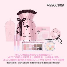 VEECCI 唯資 甜辣少女絲帶系列彩妝禮盒 (眼影盤 N01+ 眼影盤 Y02 + 口紅 K03/K04) - 台中 俊叡家正品, 詳見包裝, 詳見包裝, @甜辣少女絲帶系列禮盒