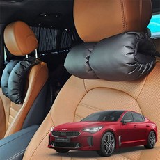 스팅어 장시간운전 도우미 목+등 멀티쿠션 캠핑DW0513, 헤드레스트-일체형