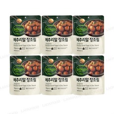 CJ 비비고 메추리알장조림 170g 170g, 6개