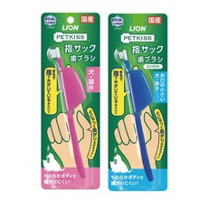 LION 防咬護指牙刷, (藍色)迷你頭, 1個