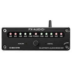 【寒舍小品】FX-AUDIO BL-MUSE-02 PRO 音頻接收器 APTX光纖同軸RCA輸出 保固一年, 1個, 黑色面板