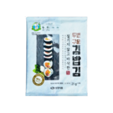지도표성경 지도표 두번구운 김밥김 10p, 21g, 6개