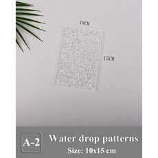 아크릴 큐브 사진 투명한 질감 보드 물 잔물결 줄무늬 시트 촬영 액세서리 사진 예술 포즈 사진, A2 10x15cm, 1개