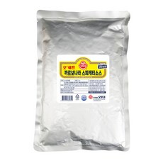 오뚜기 오쉐프 까르보나라 스파게티소스 1kg / 업소용, 1개, 500g