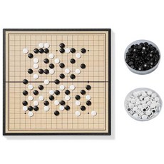 영결무람 자석 바둑판 세트 29*29 cm, 블랙, 1개