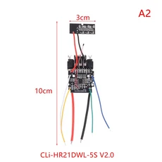 DCB200 20V 전동 공구 용 1Pcs 플라스틱 쉘 보호 보드 리튬 이온 배터리 PCB 충전 회로 기판 21700, 01 A2