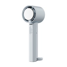 CICIBELLA 手持製冷風扇 USB充電 輕巧便攜 多檔風速可調 含桌面底座, 北歐藍