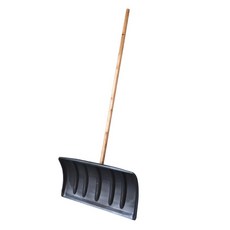 [소소마루] 겨울철 제설용 거름용 일반형 넉가래 다용도 원목자루 청소도구 눈밀대 눈삽 S101250, 1개