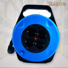 티엔에스 스마토 전선릴 SMR4-10M 캠핑용 미니 1.5X10M 4구 멀티탭 야외용