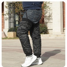 電動摩托車保暖護膝 騎行防寒防風 腿部拉鏈護腿神器, 60釐米-加厚牛津佈帶掛鈎