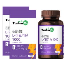 튼튼닷컴 L-아르기닌 1000 [2개월분] - 1000 mg x 120 정 / 비타민B 군 복합 함유, 120g, 2개