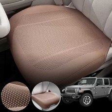 지프 랭글러(JL)(18~) 2.0 차량용 럭셔리 가죽 방석 통풍 시트 커버 로열 브라운 1개