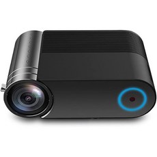홈 고화질 미니 LED 마이크로 프로젝터 스마트 비즈니스 사무실 학교 교육 가족 회의 등에 적합. 검정색, 홈 고화질 미니 LED 마이크로 프로젝터, 스마트 비즈