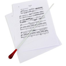 연주회 오케스트라 합창단 지휘봉, 1