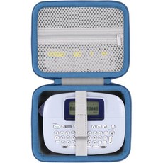 라벨 프린터 케이스 브라더 PTouch PTD210PTD220 호환 가정 및 사무용 일상 메이커회색 3252293, for P-Touch PTM95, Gray Case/Blue Zipper