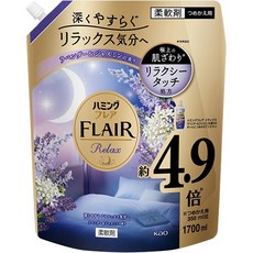 허밍 플레어 릴랙스 라벤더 & 재스민 리필 1700ml [유연제] 141141, 1개