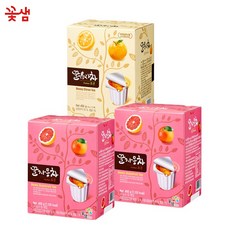 꽃샘 꿀자몽차 포션 2개 +꿀유자차 포션 1개 (45개입), 450g