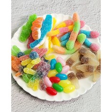 피니 1kg 웜젤리 지렁이 콜라병 젤리빈 모양 대용량 젤리 과자 8종, 웜 지렁이 1kg, 1개