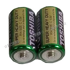 東芝 TOSHIBA 環保碳鋅電池 - 1號 2號 3號 4號 9V 電池 (1號2入 2號2入 3號四入), 1個