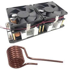 DC 24V ~ 48V ZVS 저전압 유도 가열 보드 2000W 50A 전원 공급 장치 모듈 플라이백 드라이버 히터 테슬라, [01] ZVS with Tube, 1개