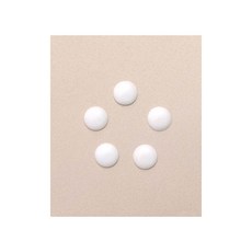 패션스타트 아플리케용 싸개단추 16mm 5개입 화이트, 5개