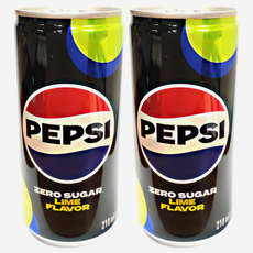 롯데 펩시콜라 제로슈거 라임 ( ), 210ml, 1개