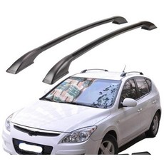 현대 i30 자동차 알루미늄 합금 루프 랙 1.3 미터 천공이 없는 액세서리 스타일링, [01] 4 pcs set, 1개